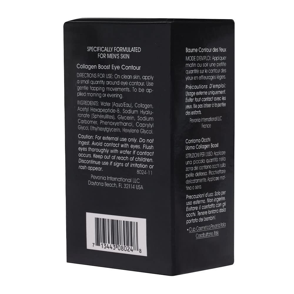 PEVONIA Collagen Boost Eye Contour for Him, 1 oz