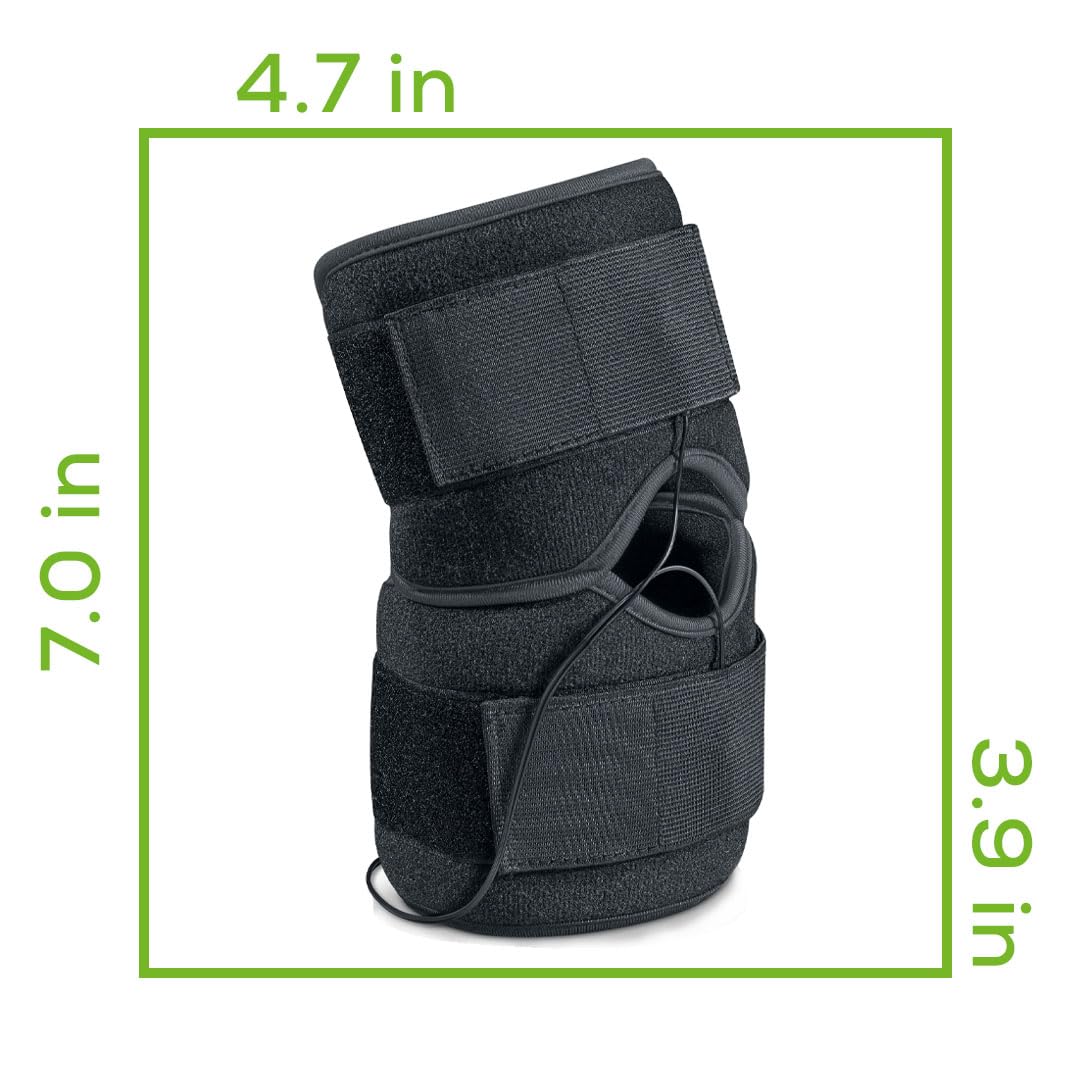 Beurer EM29 2-in-1 Knee and Elbow TENS Machine for Pain Relief with 20 Intensity Levels, 4 Programs, and Reusable Water Contact Electrodes, Digital Muscle Stimulator Device