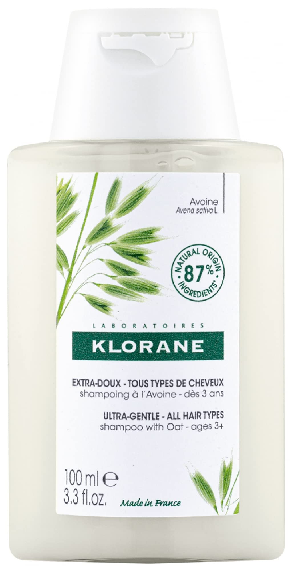 Klorane Oat Milk Travel-Sized Shampoo
