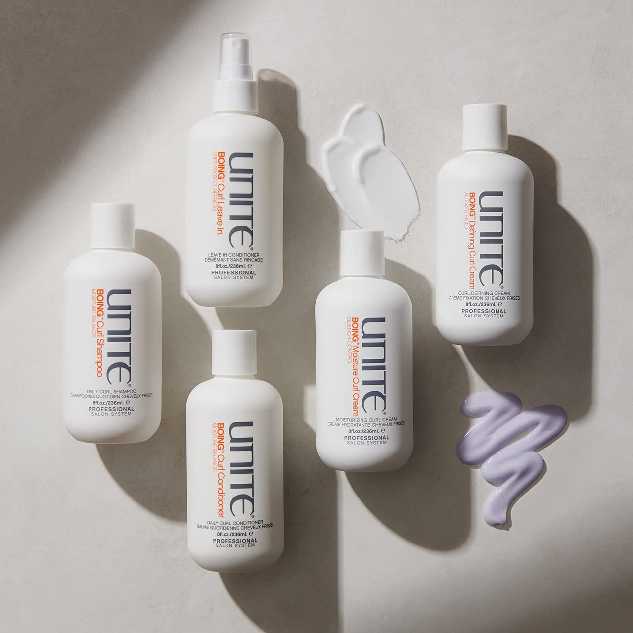 UNITE Hair – BOING Moisture Curl Cream – Ultra-Hydrating Styling Cream to Soften, Define & Control Curls – Light Hold & Humidity Protection – UV & Thermal Protection – 8 Fl Oz
