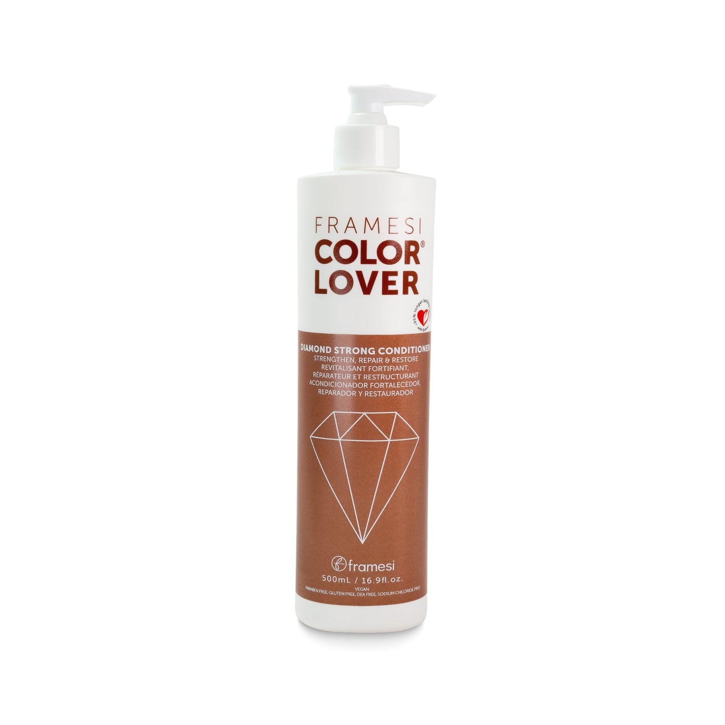 FRAMESI Color Lover Diamond Strong Conditioner, 16.9 fl oz