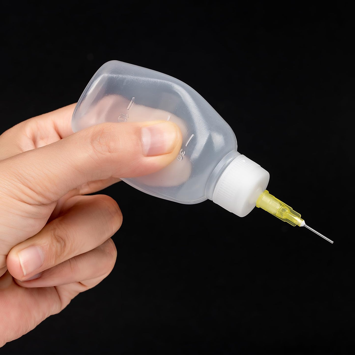 FJNATINH 30cc Needle Tip Glue Squeeze Bottle, Precision Tips Applicator Bottles, 5 Pack