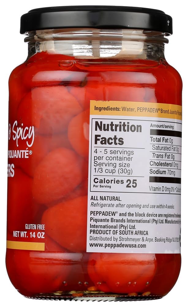 PEPPADEW Sweet Piquant Peppers, 14 Ounce