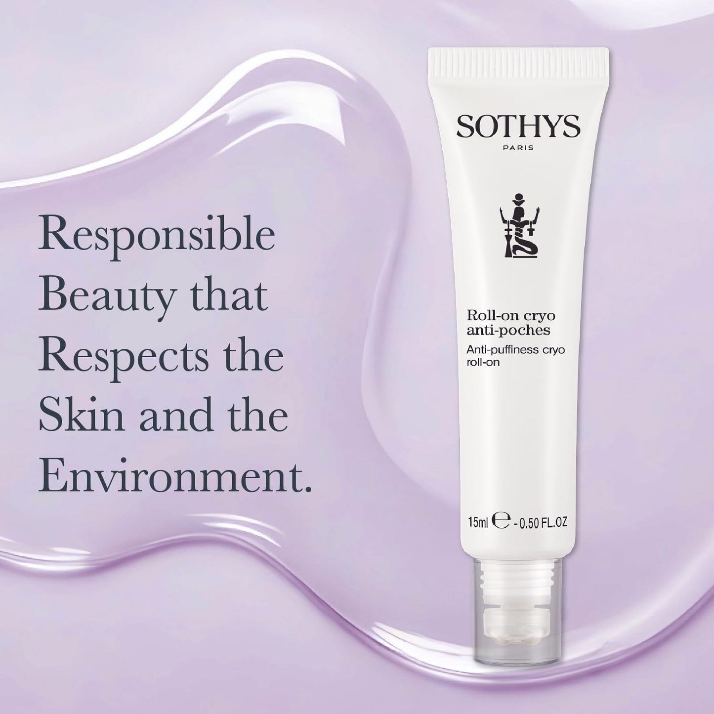 SOTHYS Anti-Puffiness Cryo Roll-On| Eye Roller Gel for Dark Circles, Puffy Eyes | Firming Undereye Care for Women