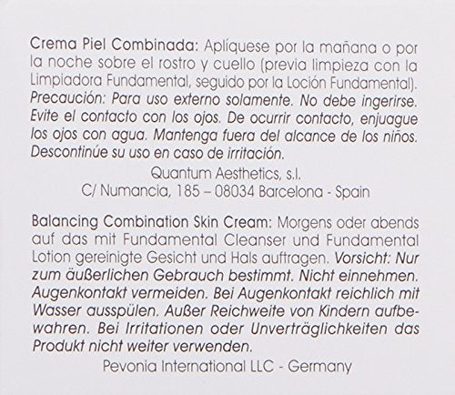 Pevonia Balancing Combination Skin Cream - Facial Skin Cream for Balancing and Soothing Damaged Skin - Renewing Face Cream - Moisturizing Facial Lotion to Restore Dry Skin - 1.7 Oz Container