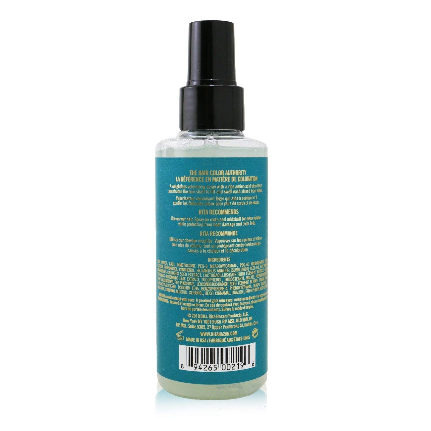 Rita Hazan Root Lifting Spray – Works as Heat Protectant Spray for Hair - Protects Hair Color from Fading - Root Boost Shine Spray for Hair - 5 fl. oz