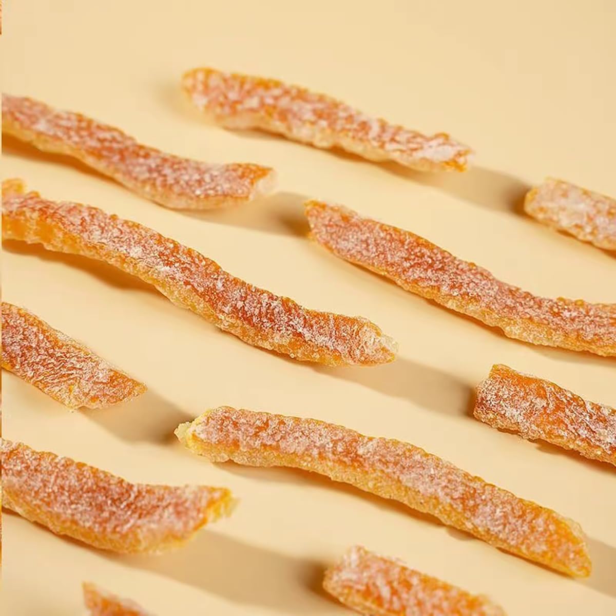 Tangerine Peel 10.6 OZ. Orange Peel Honey Tangerine Peel Casual snack snacks candied fruit dried Making tea Dried Mandarin Orange Peel Real Fruit