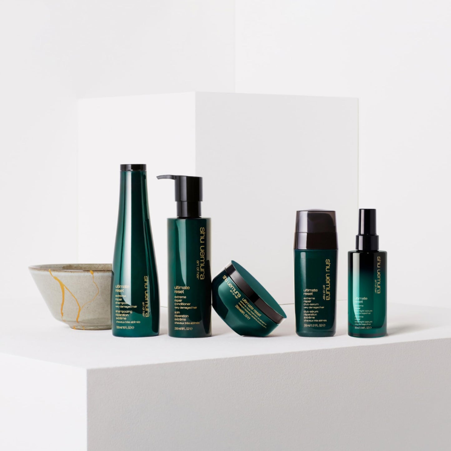 shu uemura art of hair Ultimate Reset Extreme Hair Repair Shampoo - Strengthens to Reduce Breakage and Split Ends, Deeply Conditions and Nourishes Damaged Hair, With Japanese Rice Extract