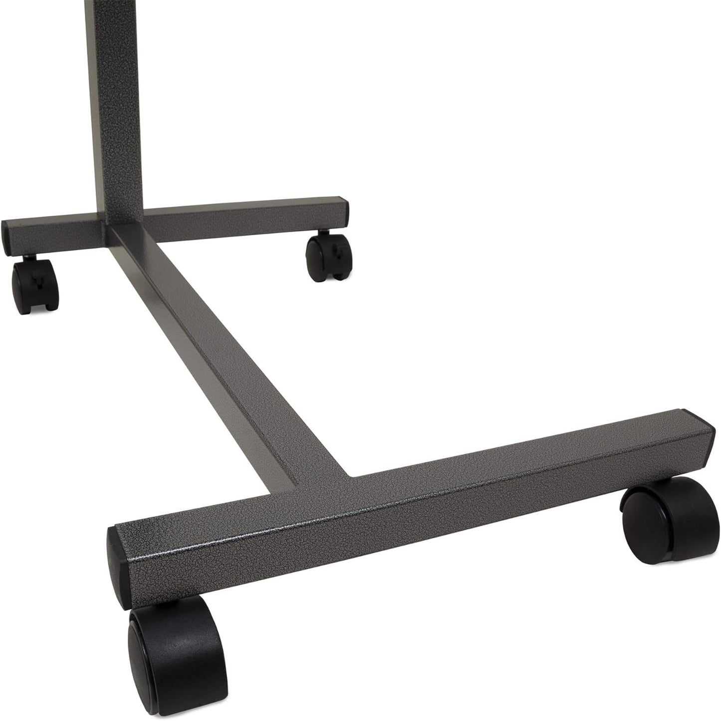 Carex Overbed Table, Adjustable Overbed Bedside Table with Wheels, Bed Desk & Couch Desk, Rolling Over Bed Bedside Table for Hospital and Home Use, Adjusts for Right or Left-Handed Use, Wood Grain