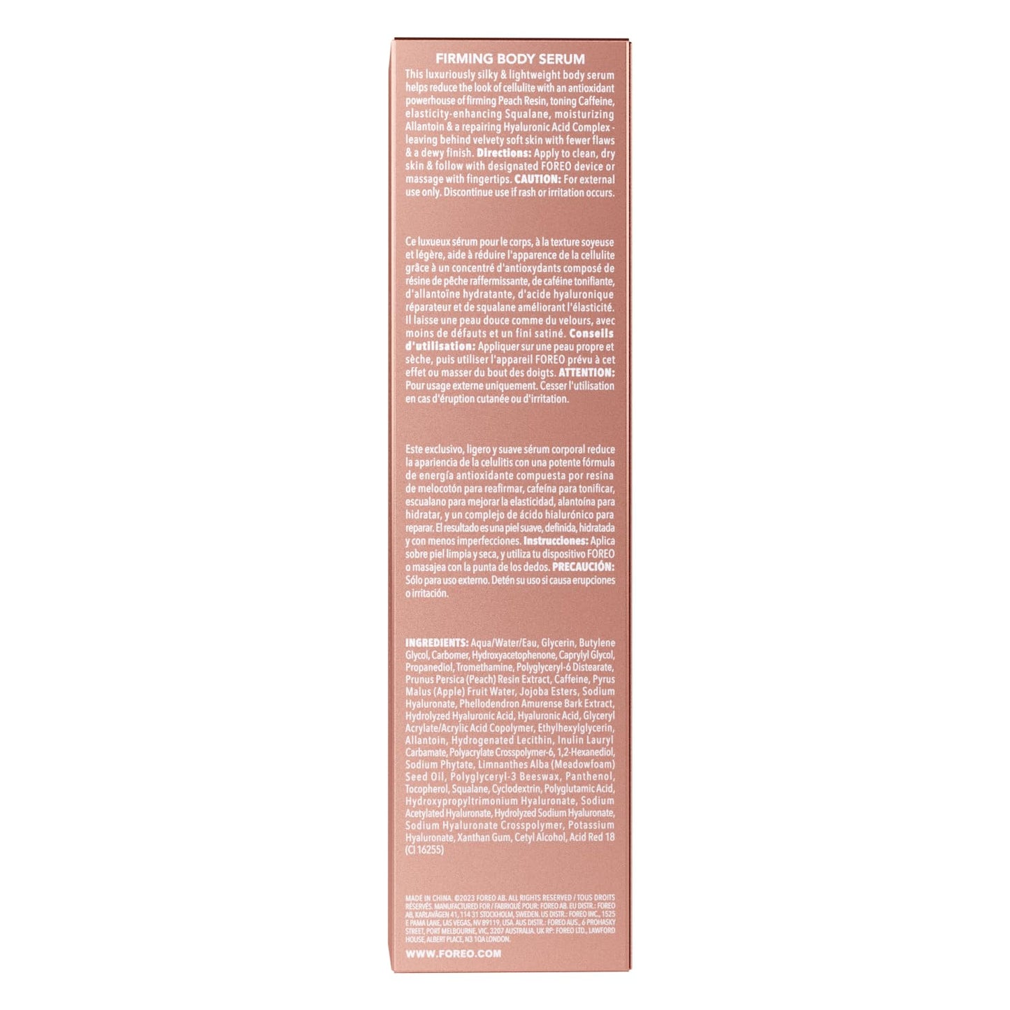 FOREO SUPERCHARGED Firming Body Serum, 3.4 fl oz - Conductive & Toning - Anti Cellulite - Antioxidant Skin Care - Anti Aging Hyaluron Serum - Body Lotion For All Skin Types