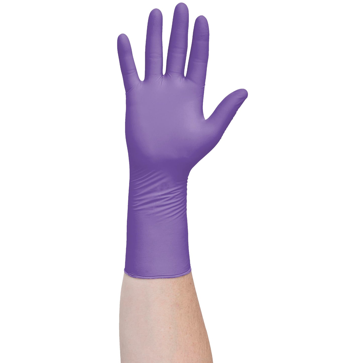 HALYARD Purple Nitrile Exam Gloves, Sterile Pairs, Powder-Free, 5.9 mil, 9.5 Inches, Purple, X-Small, 55090 (Box of 50)