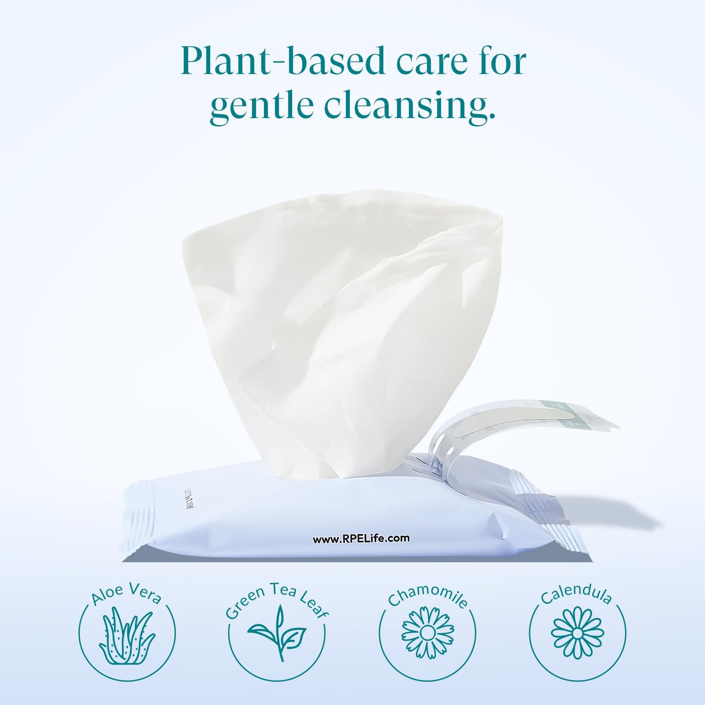 Organic Feminine Care Bundle: Large pH-Balanced Wipes & Ultra-Thin Absorbent Sanitary Pads for Women, 10ct Wipes + (Extra Long Overnight, Size 6, 30ct)