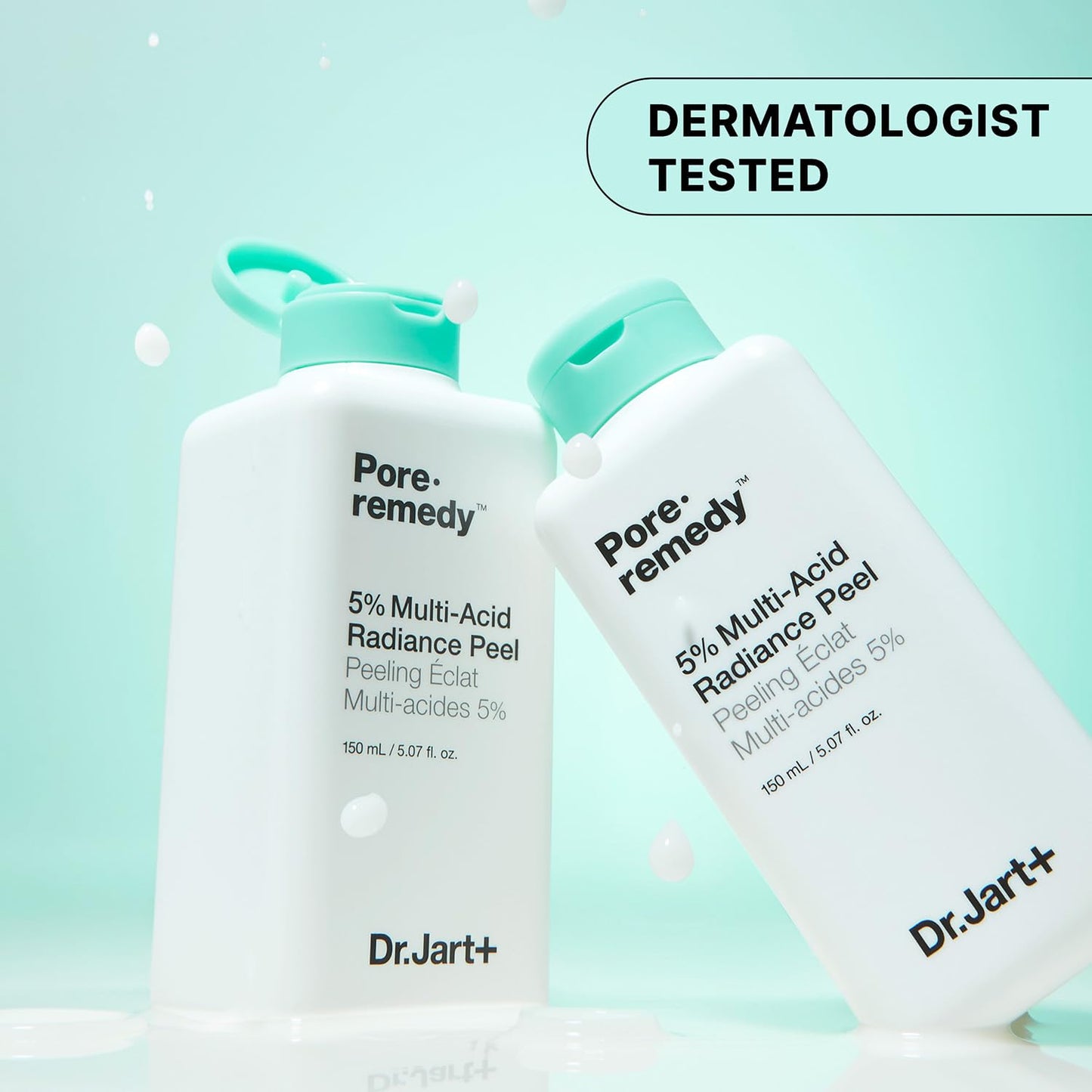 Dr.Jart+ Pore.Remedy 5% Multi-Acid Radiance Peel Korean Face Exfoliator For Face | Korean Skin Care, 5.07 Fl Oz