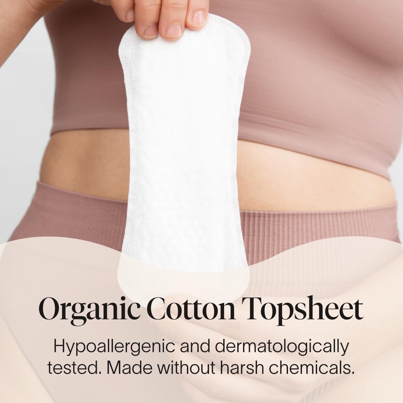 Cora 100% Organic Cotton Topsheet Period Liners (36 Long Period Liners)
