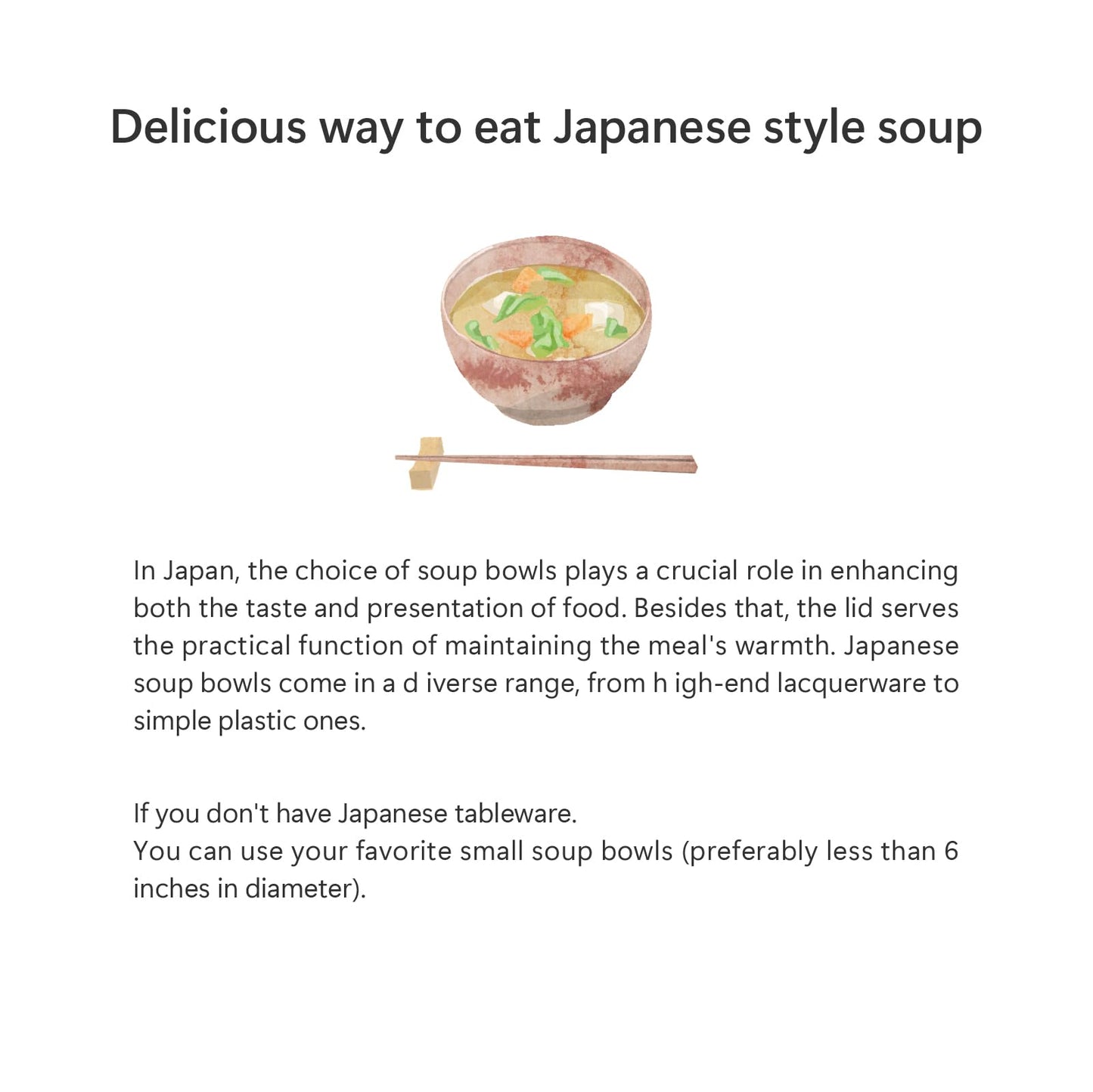 Japanese traditional flavor soups gift 6pack(Mushroom, bamboo, plum)