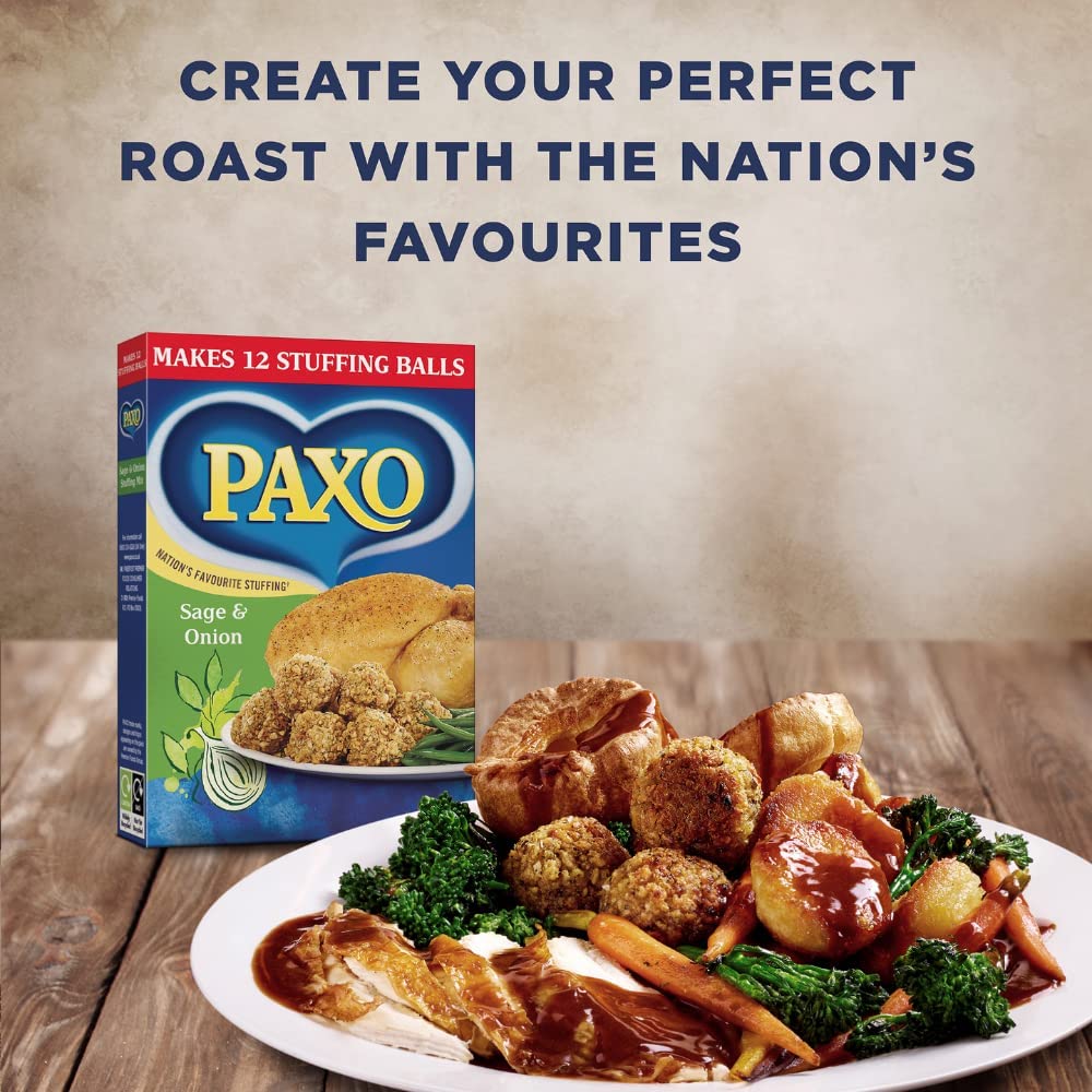 Paxo Sage & Onion Stuffing - 170grams - (6 Ounces)(pack Of3)