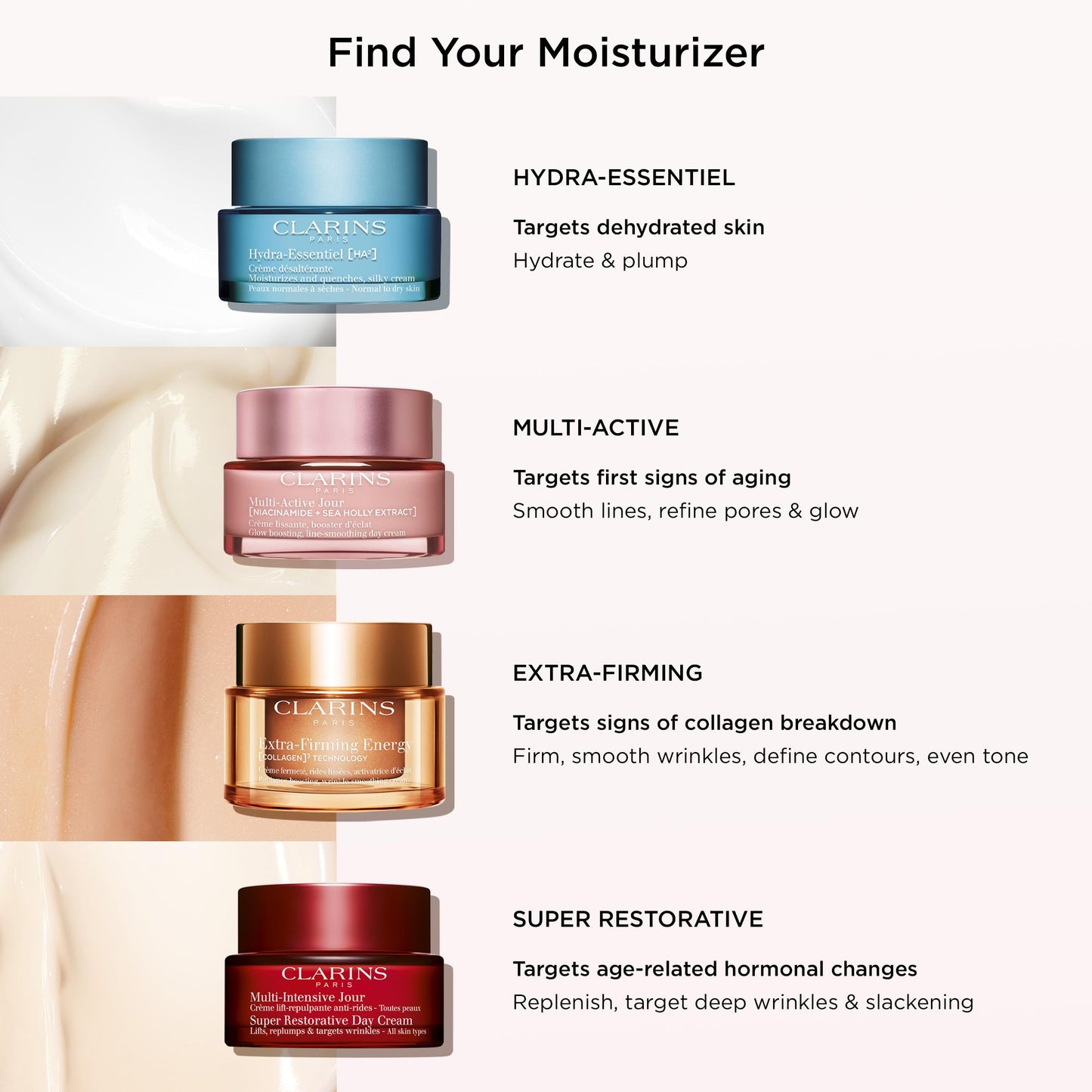 Clarins NEW Extra-Firming Energy Face Moisturizer | 2-in-1 Firming and Radiance Boosting Anti Aging Face Cream | Contains Collagen Polypeptide & Niacinamide | Refillable | All Skin Types | 1.7 Ounces