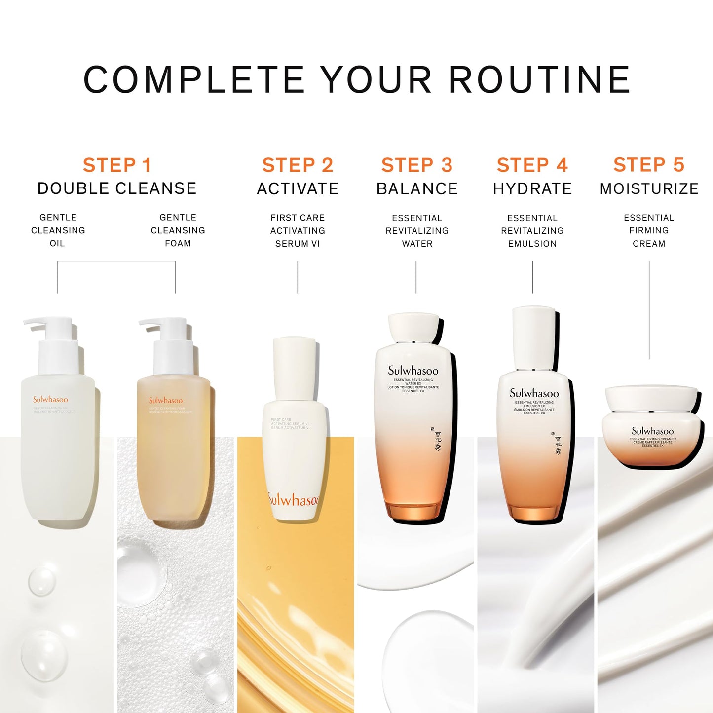 Sulwhasoo Essential Firming Cream EX - A hypoallergenic, whipped moisturizing cream that visibly improves firmness