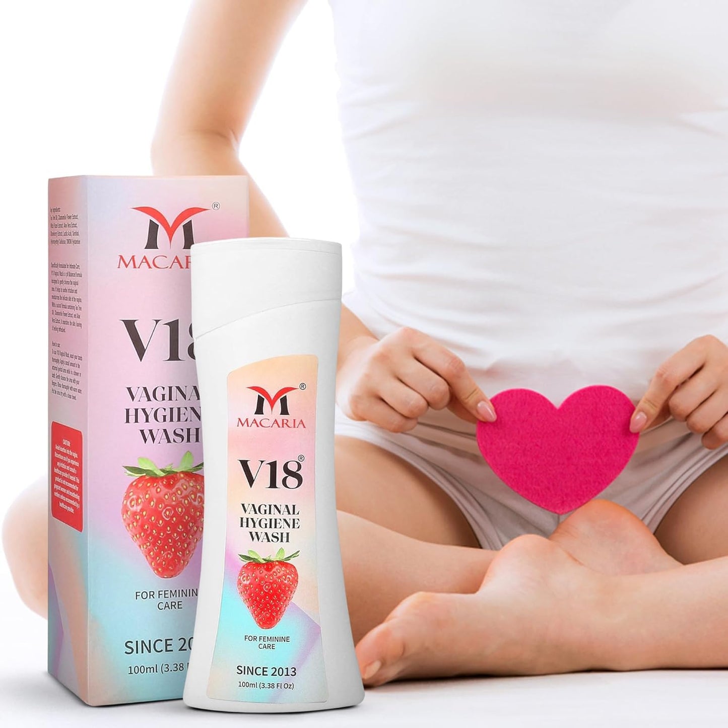 MACARIA V18 pussy wash for ph balance smell & taste for women & girls