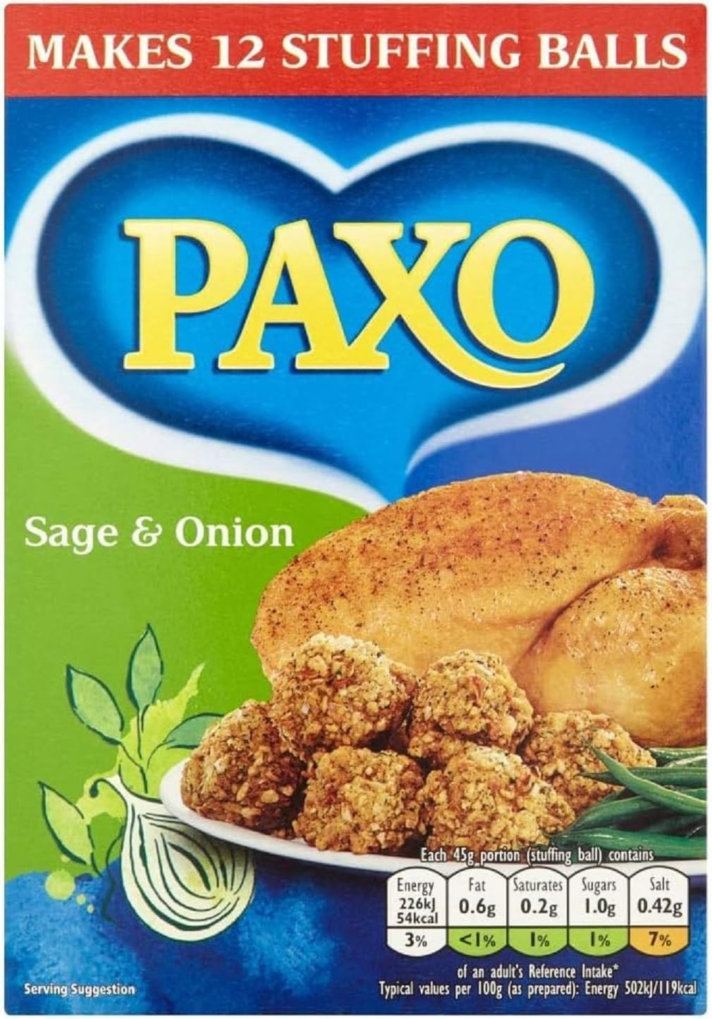 Paxo Sage & Onion Stuffing - 170grams - (6 ounces)