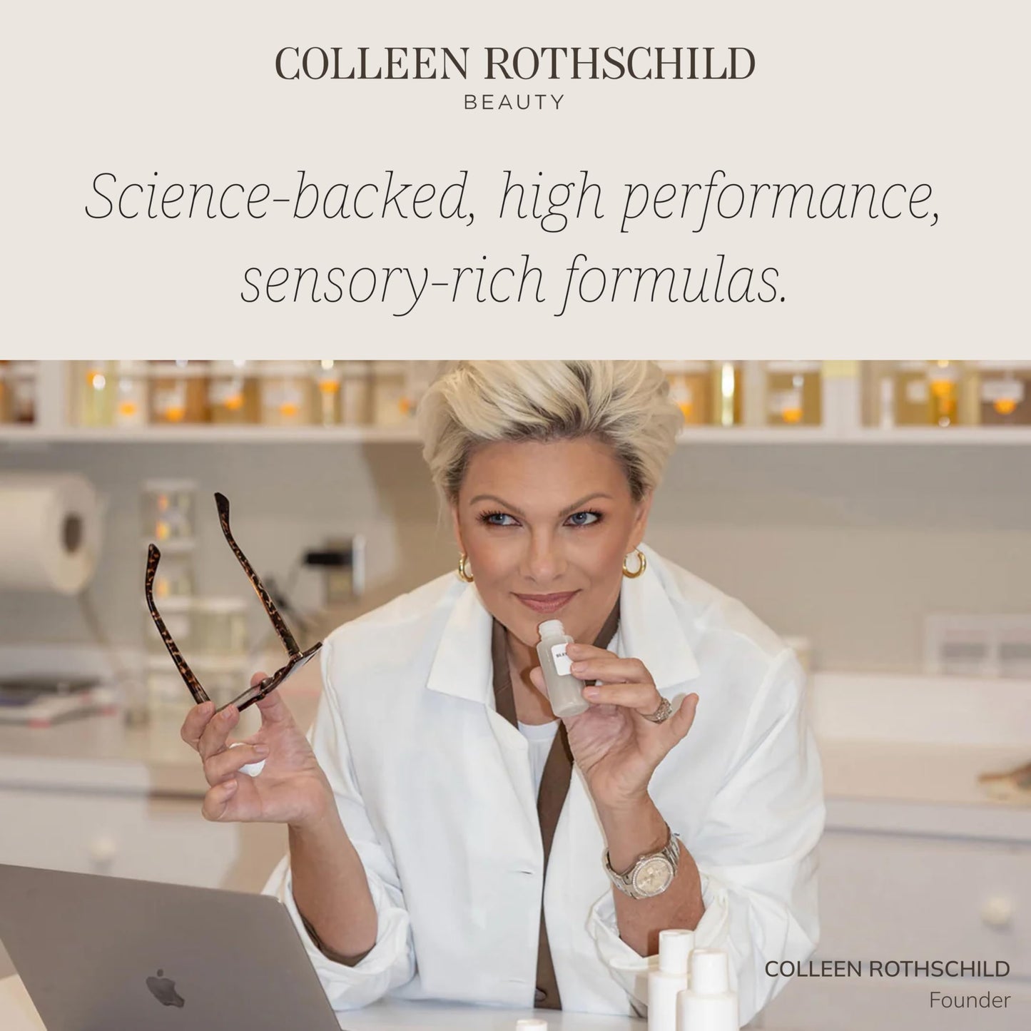 COLLEEN ROTHSCHILD Hydrashine Lipstick Balm – Hydrating, Glossy, Buildable Lip Color – Skin-Care Makeup Hybrid in 5 Versatile Shades