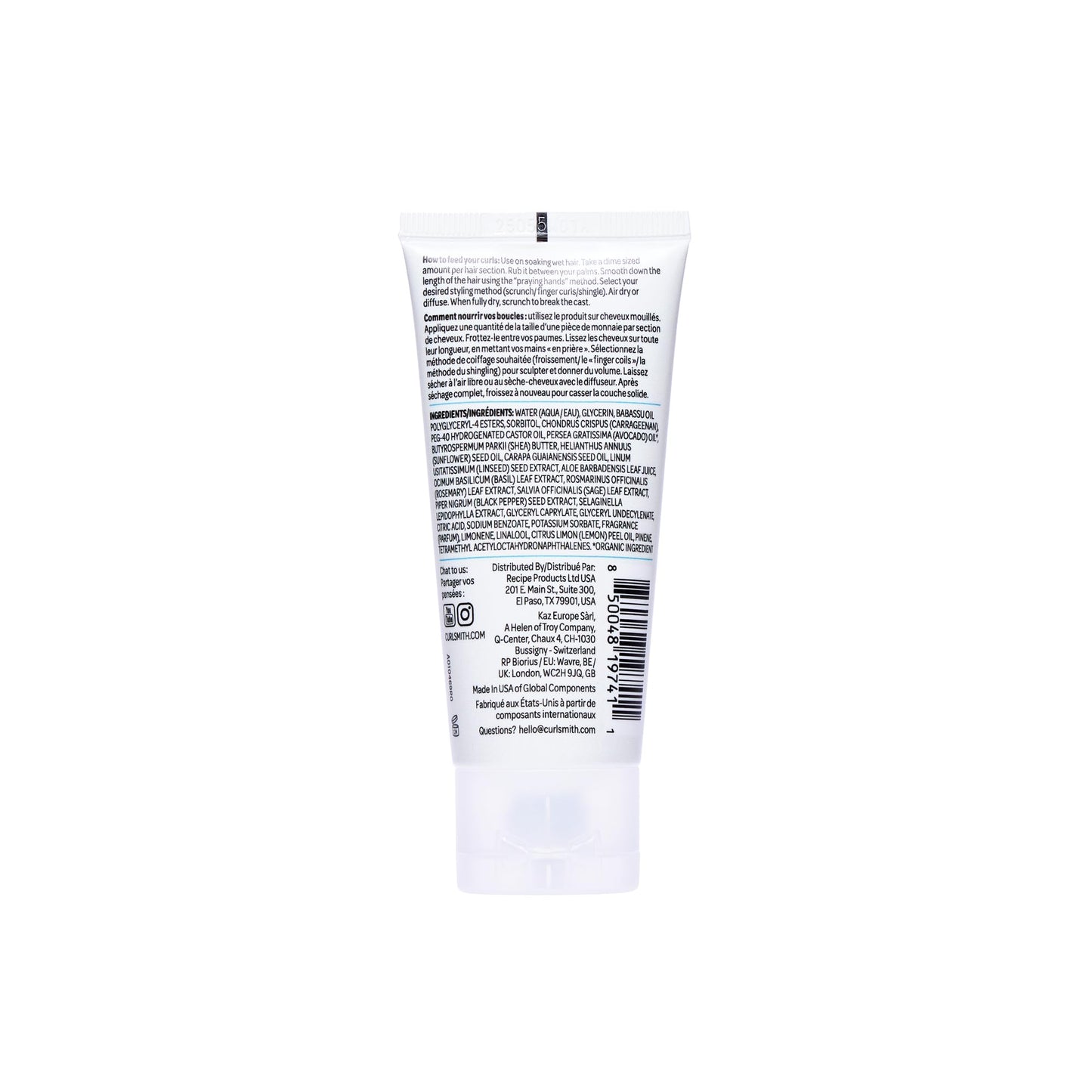 CURLSMITH - Curl Defining Styling Soufflé - Vegan Medium Hold Styling Gel
