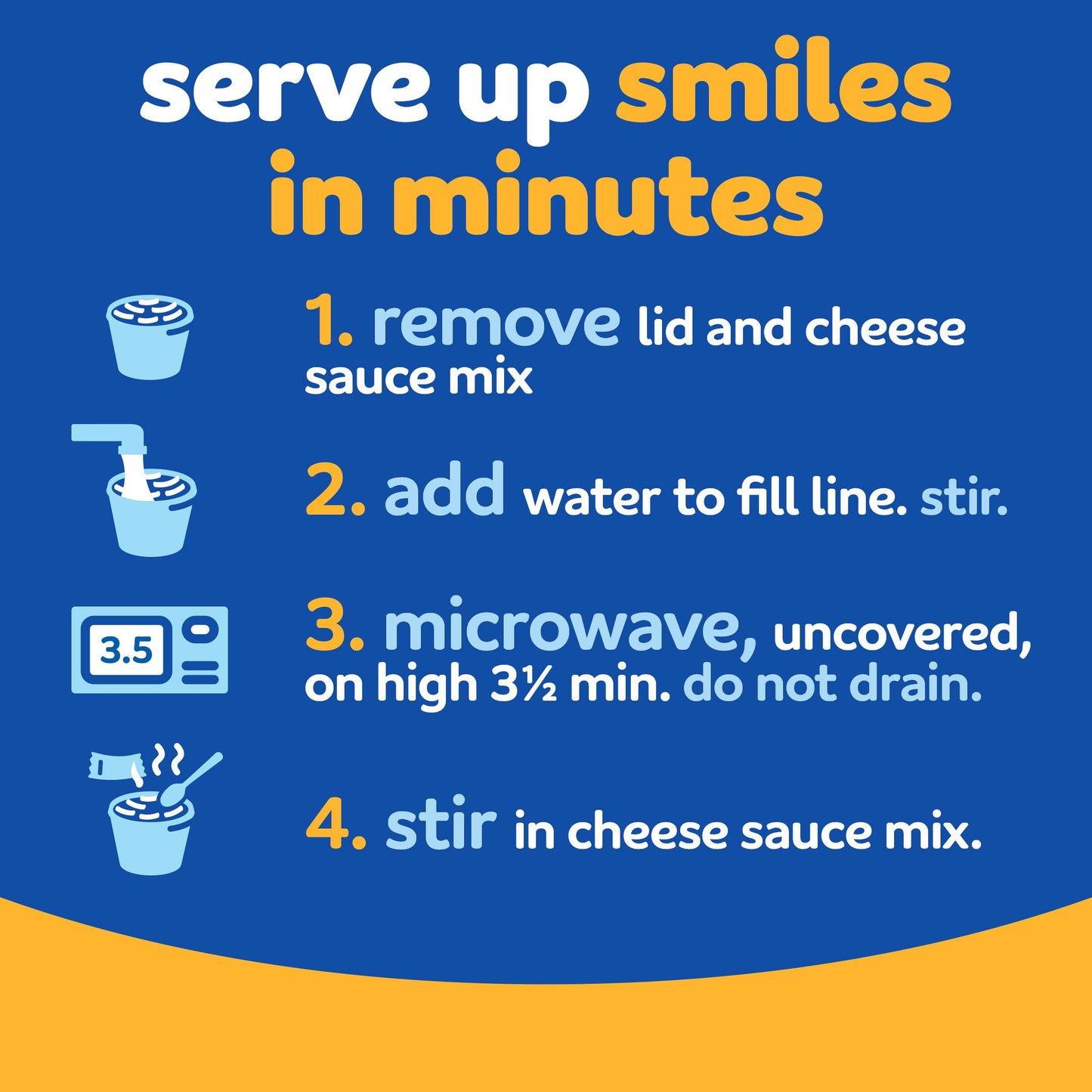 Kraft Mac & Cheese, 2 Big Cups, for Easy Dinner or Dinner Sides, Original Flavor, No Artificial Flavors, Preservatives or Dyes, 4.1 oz