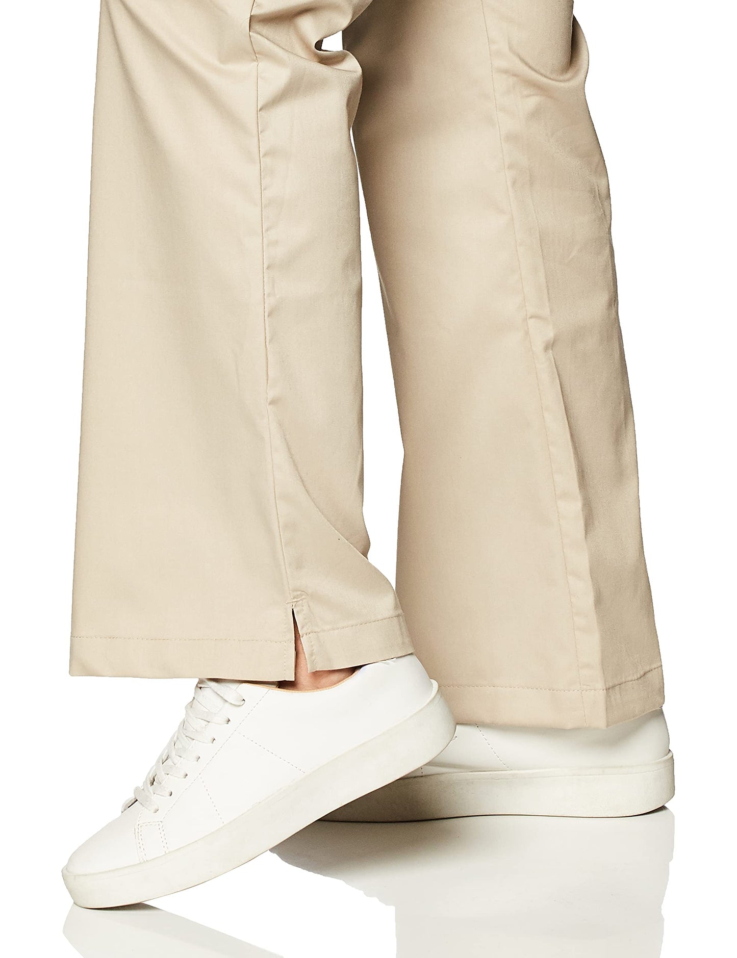 WonderWink Women's Wonderwork Flare Leg Scrub Pant, Khaki, Medium
