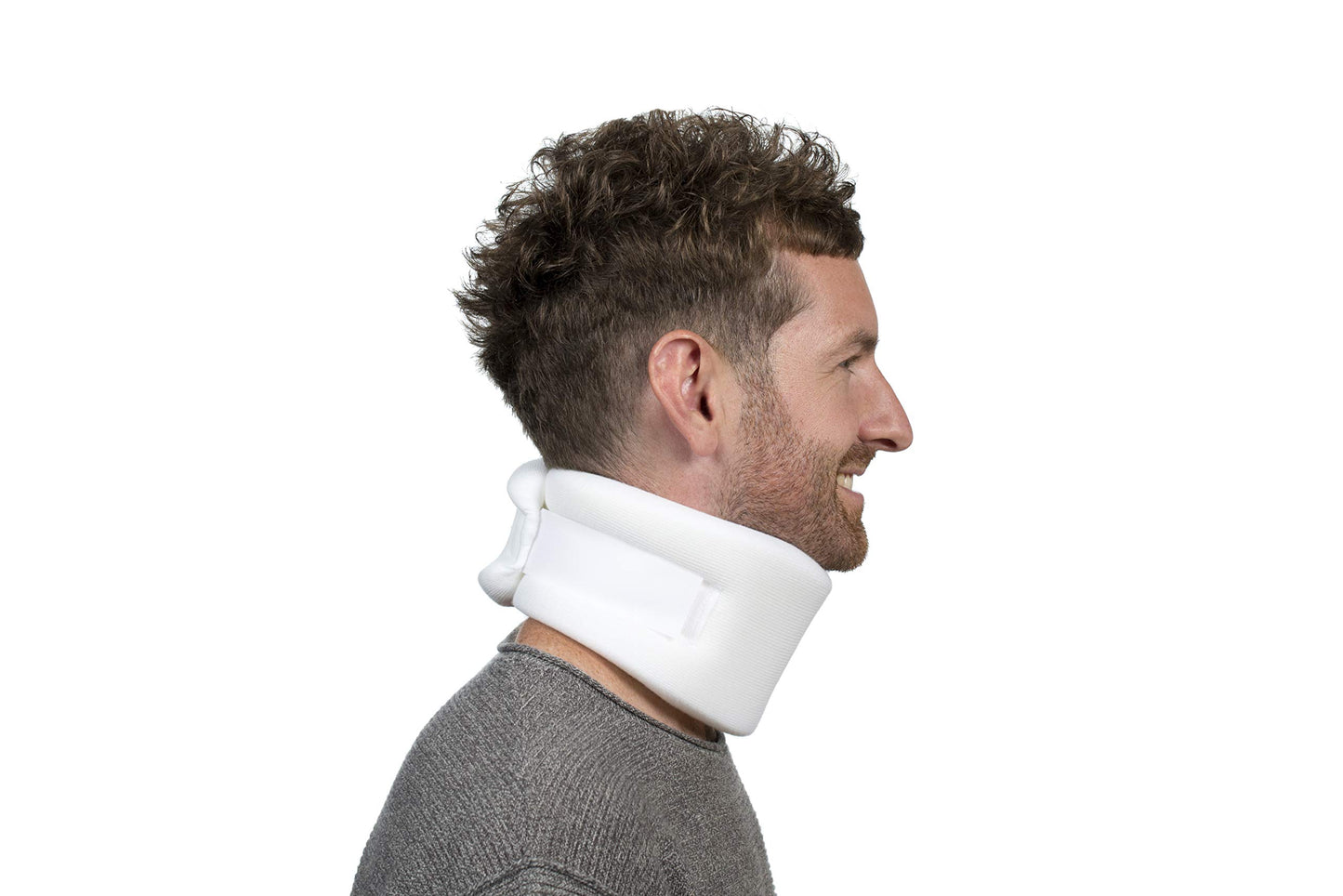 FitPro 3" Foam Cervical Collar, Amazon Exclusive Brand, White -FP10003