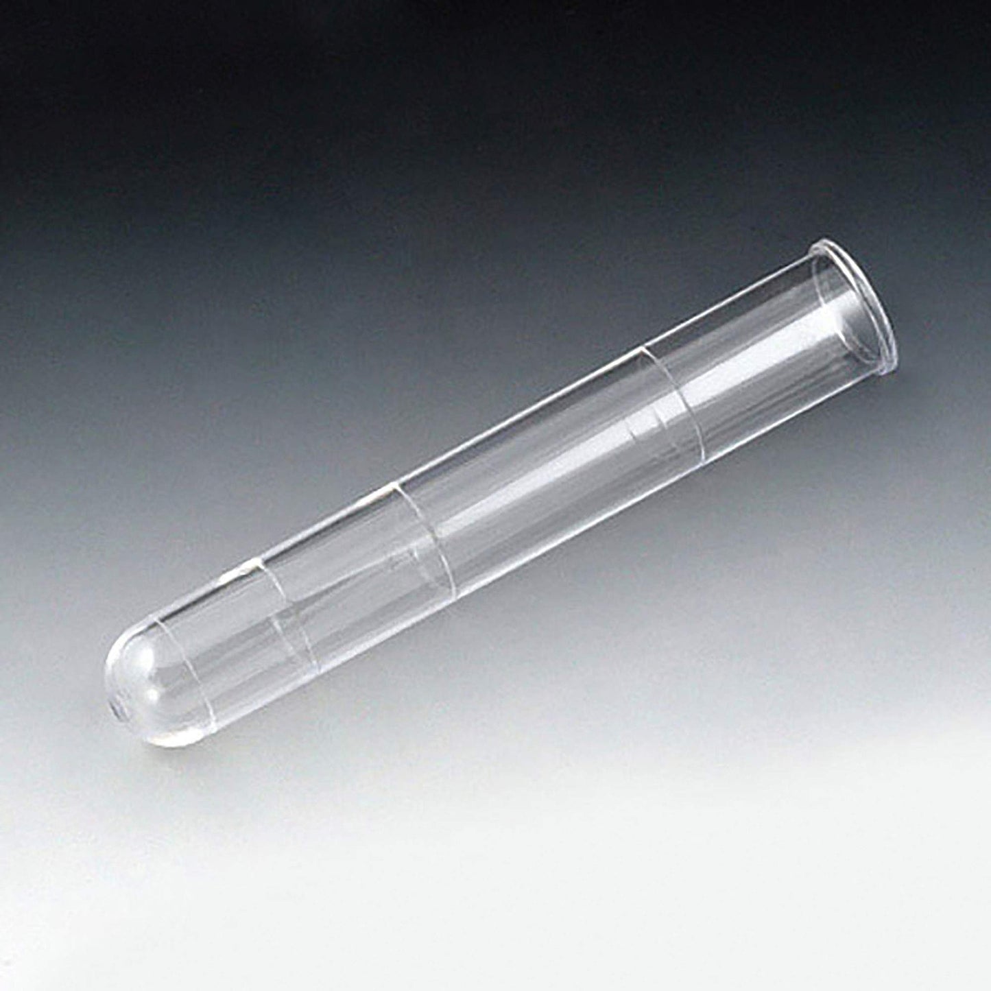 Globe Scientific 111010 Polystyrene Graduated Test Tube with Rim, 12mL Capacity, 16mm Diameter x 100mm Height (Case of 2000)