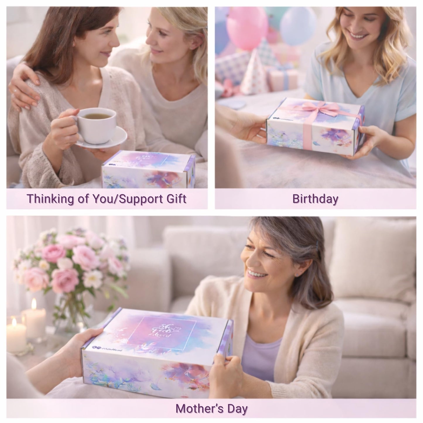 Menopause Gifts for Women – Thoughtful Care Package with Affirmation Cards, Self Care Rituals & Fun Socks for Birthday or Mothers Day