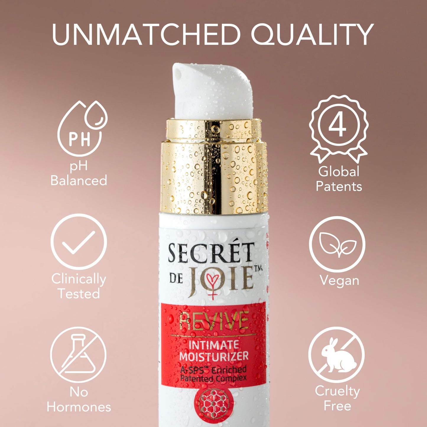 REVIVE Vaginal Moisturizer for Intimate Dryness, Long Lasting Moisturizing Gel, Relieves Itchiness & Irritation, Feminine Skin Care, Menopause Support - Hormone Free – 1 Oz