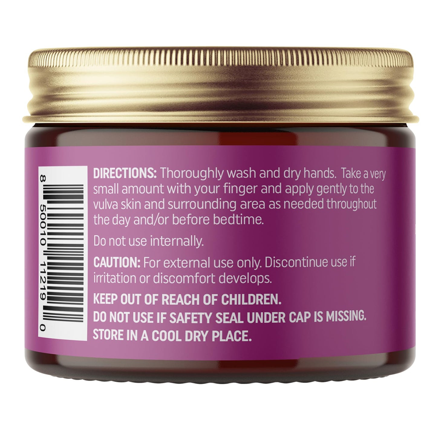 NewLife Naturals Certified Organic Vulva Balm w/Sea Buckthorn- Itching Dryness Irritation Menopause Support, Postpartum Essentials, Vaginal Moisturizer | All Natural Intimate Feminine Care - 2oz USA