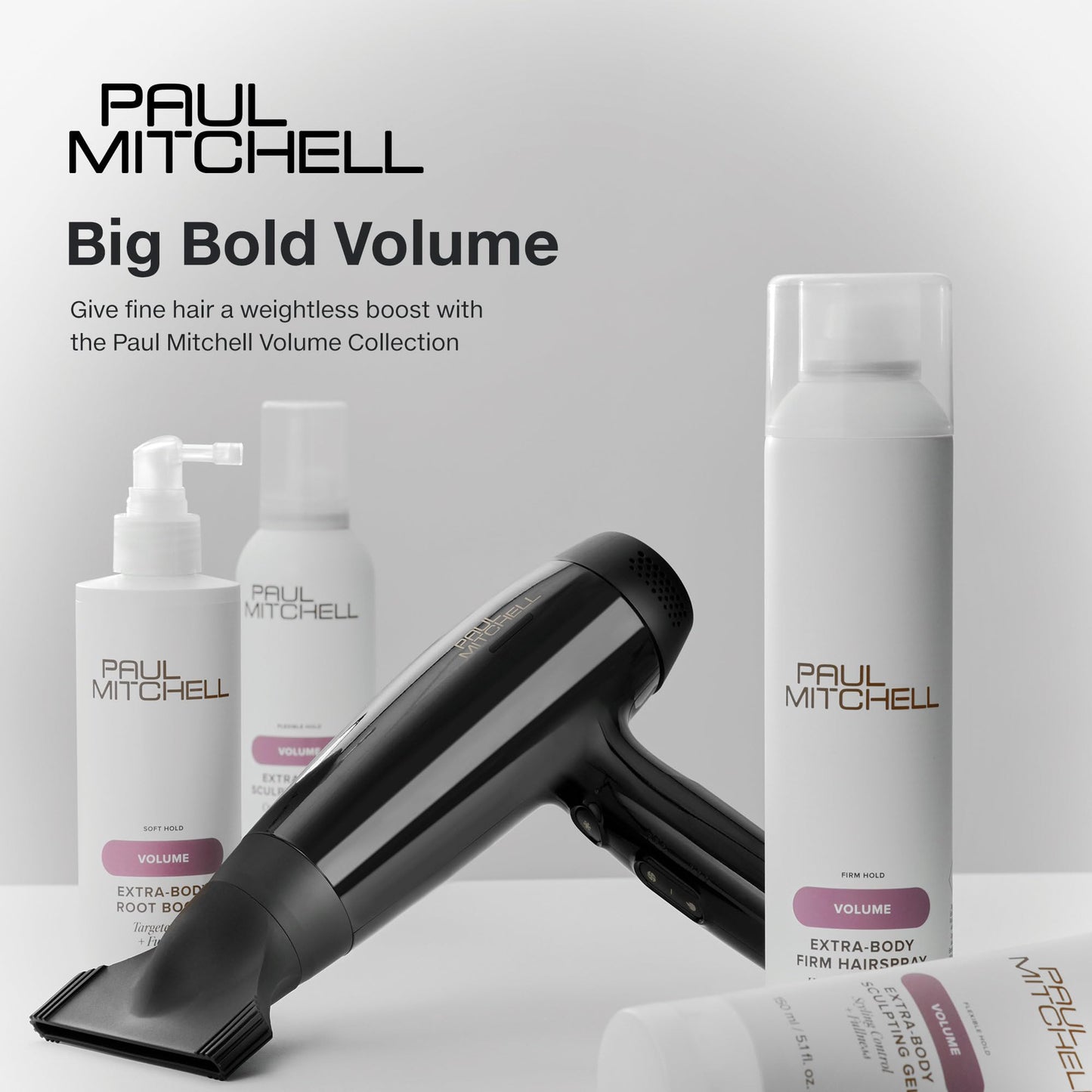 Paul Mitchell Extra-Body Root Boost Volumizing Spray, Targeted Lift, Adds Fullness, For Fine Hair
