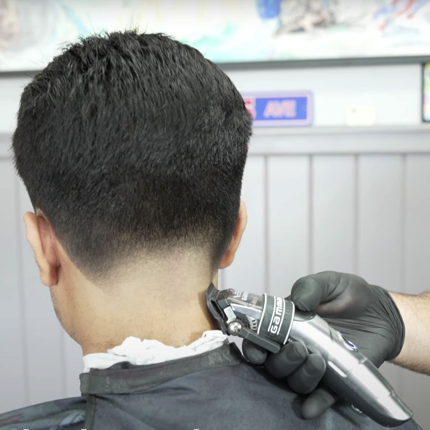 GAMMA+ Hair Clipper Fixed Moving Blade Replacement Black Diamond Carbon DLC and Gold Titanium