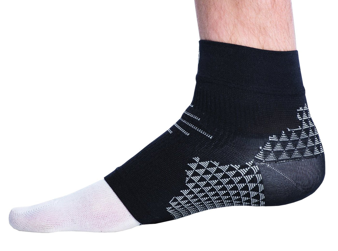 Pro-Tec Athletics Foot Sleeve, Medium, Arch Support, PF Sleeve, Compression Brace, Foot Support, Arch & Heel Support, Men & Women, Plantar Fasciitis Pain Relief, Easy to Use, Working Out, Medium