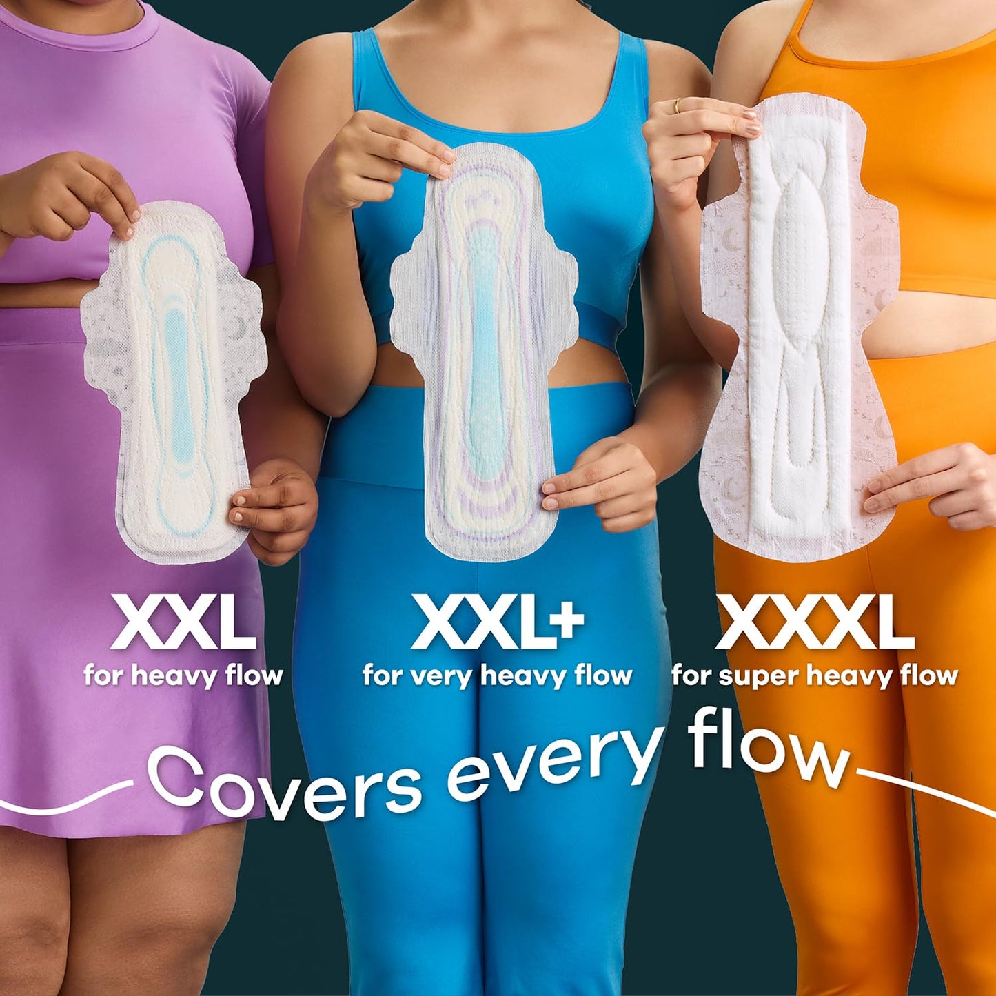 Whisper Ultra Nights Sanitary Pads XXXL Wings 10 Pieces Pack