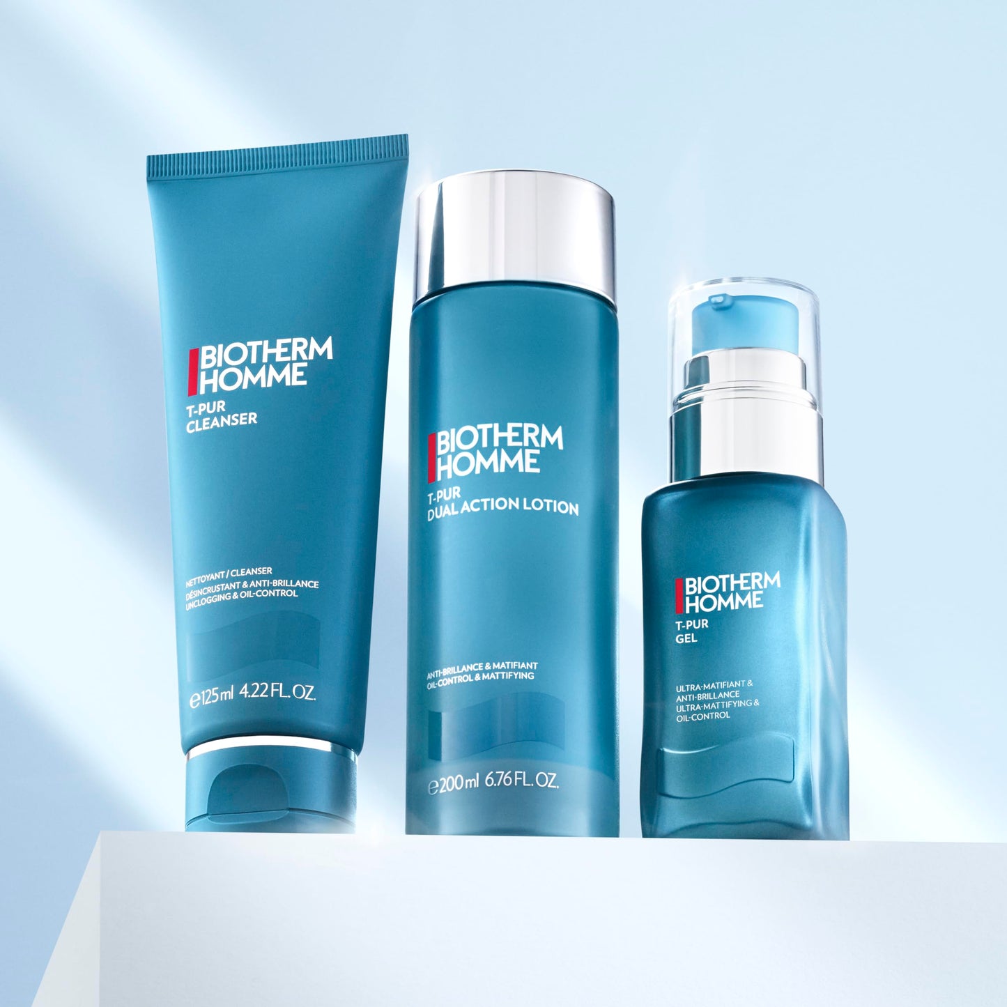 Biotherm Homme T-Pur Gel, a Moisturizing Gel for Men with Normal to Oily Skin