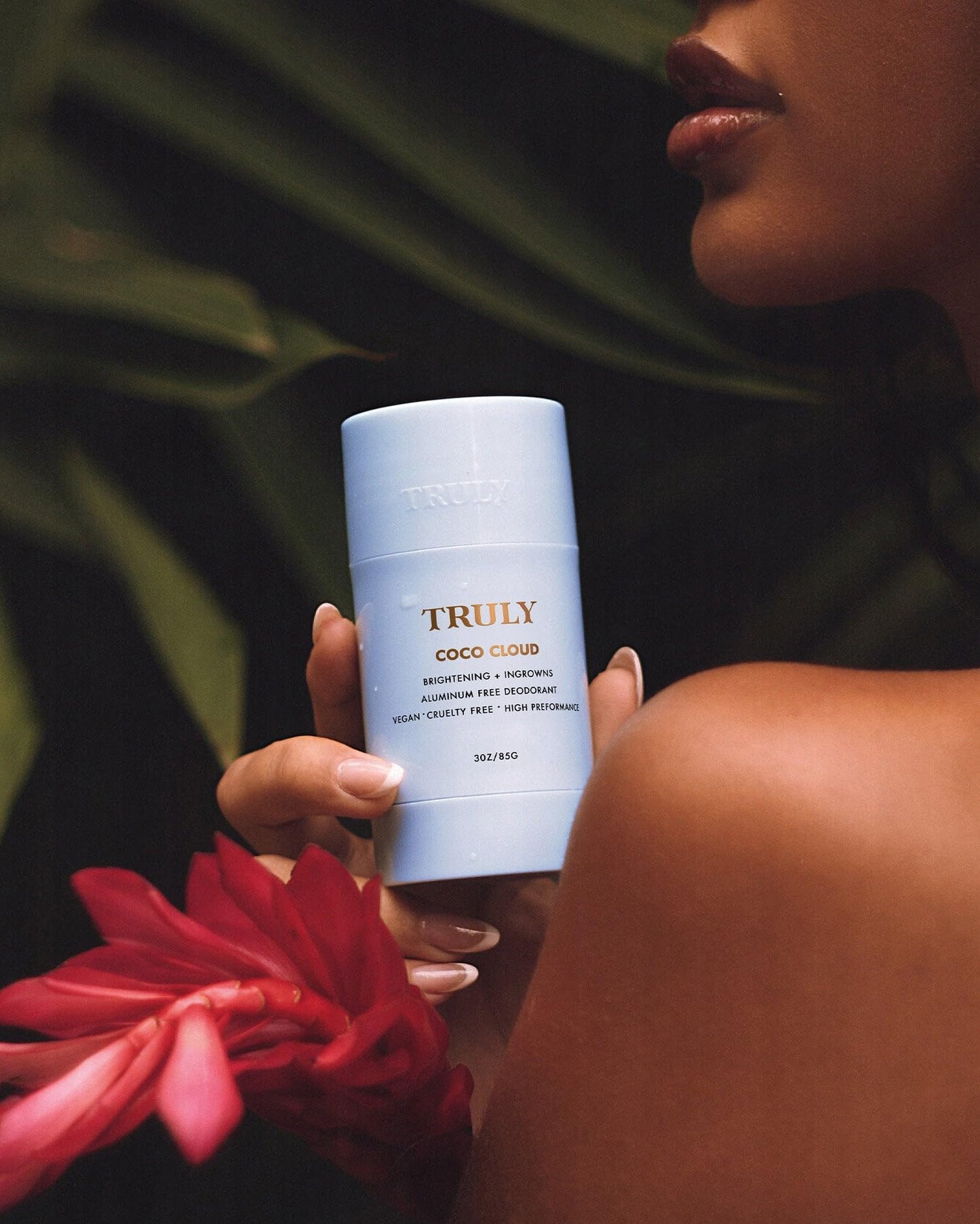 Truly Beauty Coco Cloud Deodorant | Targets Body Odor, Ingrown Hairs & Discoloration | Gentle, Aluminum-Free Deodorant | Made with Coconut oil & Mandelic Acid | Coconut & Vanilla Scent | (3 Oz)