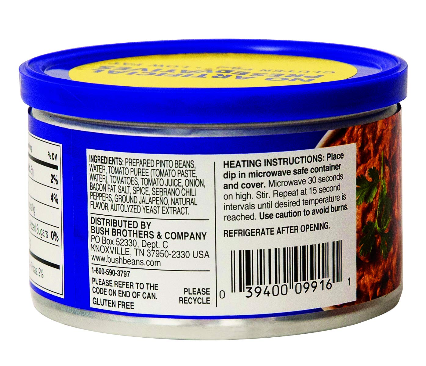 Bush’s Best Original Bean Dip, 9.5 Ounce (Pack of 12)