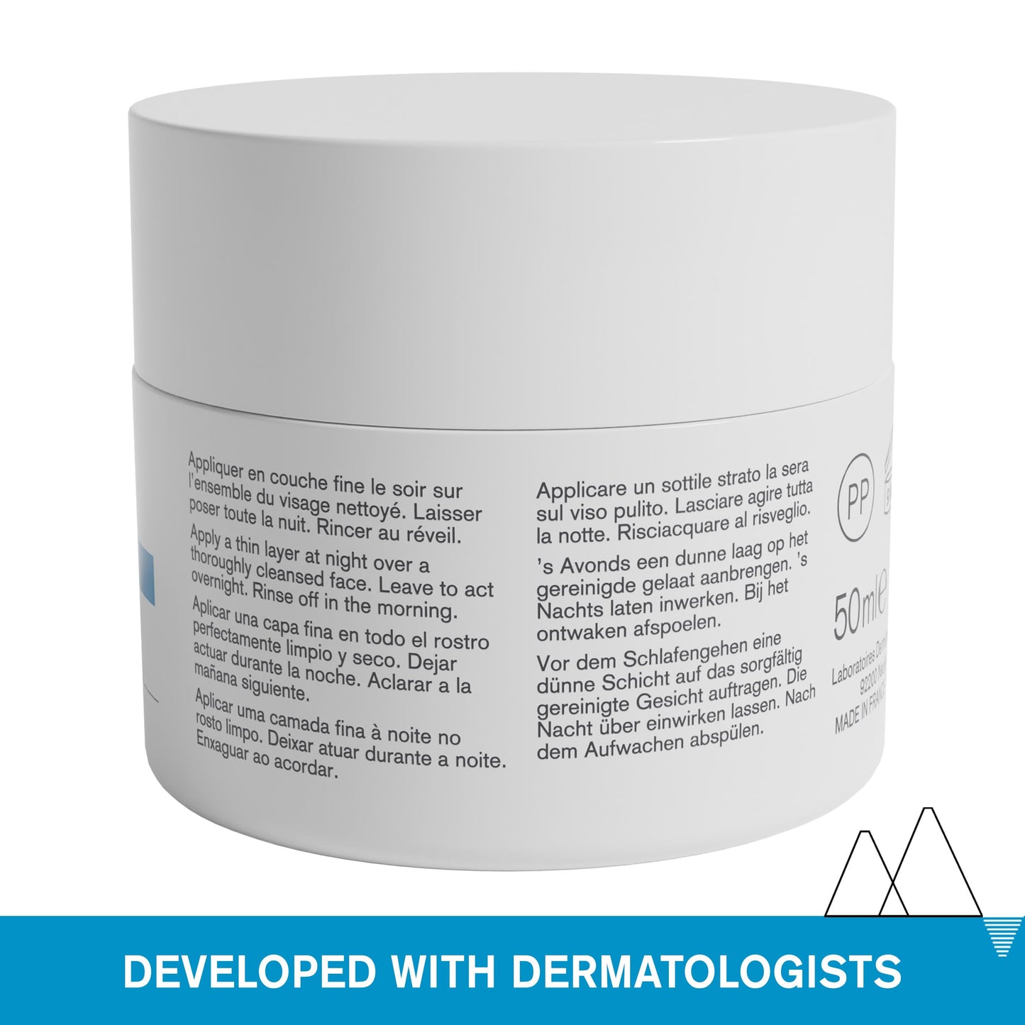URIAGE Water Sleeping Mask | Moisturizing Night Mask with Hyaluronic Acid & Edelweiss, Skin Replenished After 8 Hours, Silky Gel, Paraben-Free, Non-Comedogenic, 50 mL/ 1.69 Oz