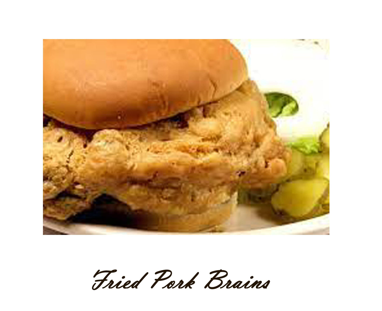 Rose Pork Brains, 4-7oz Cans Bundled with a JFS Recipe Card (Pack of 4)