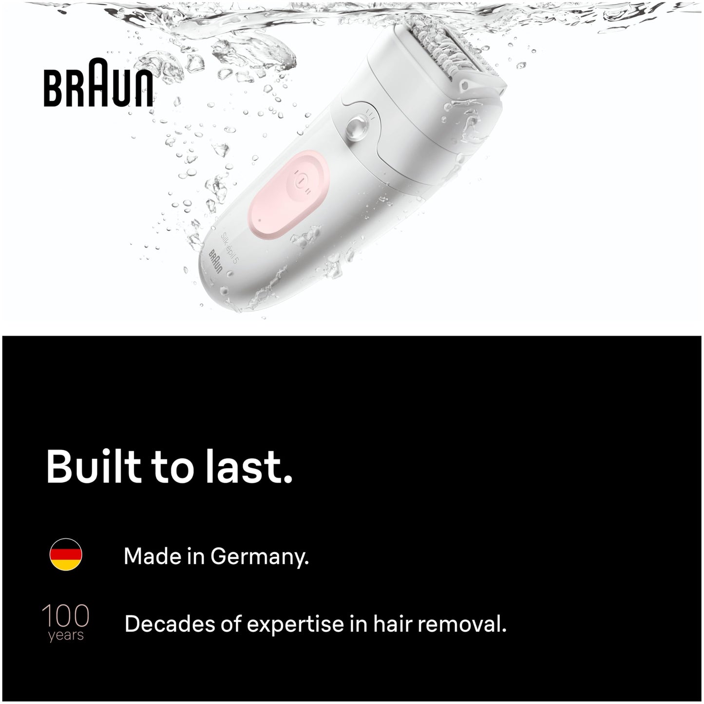 Braun Silk-épil 5 Epilator, Wet & Dry, Lasting Smooth Skin, SE5-230