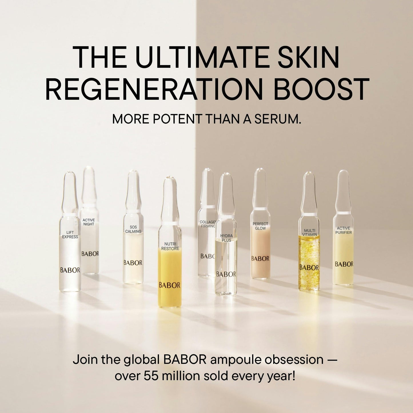 BABOR Spring Egg Ampoule Concentrates Set – 14 Day Hydration & Glow Treatment, Hyaluronic Acid + Vitamin Ampoules for Radiant, Firm, Smooth Skin | Limited Edition Skincare Gift Set 14 x 2 ml