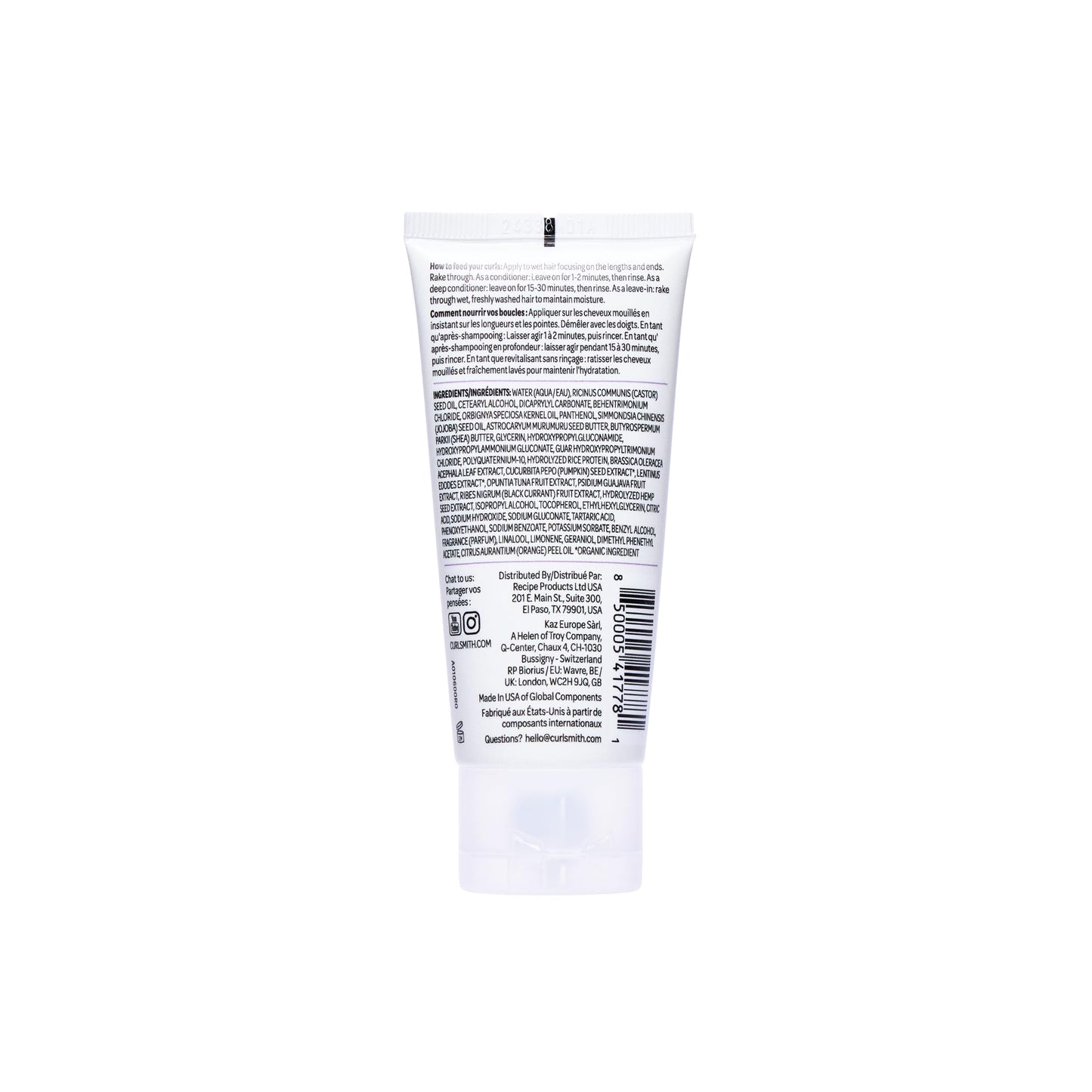 CURLSMITH Multi-Tasking 3-in-1 Curl Conditioner, Use as a Protein-Rich Rinse Out, Leave In or Deep Conditioner, For All Curl Types, Vegan & Cruelty-free