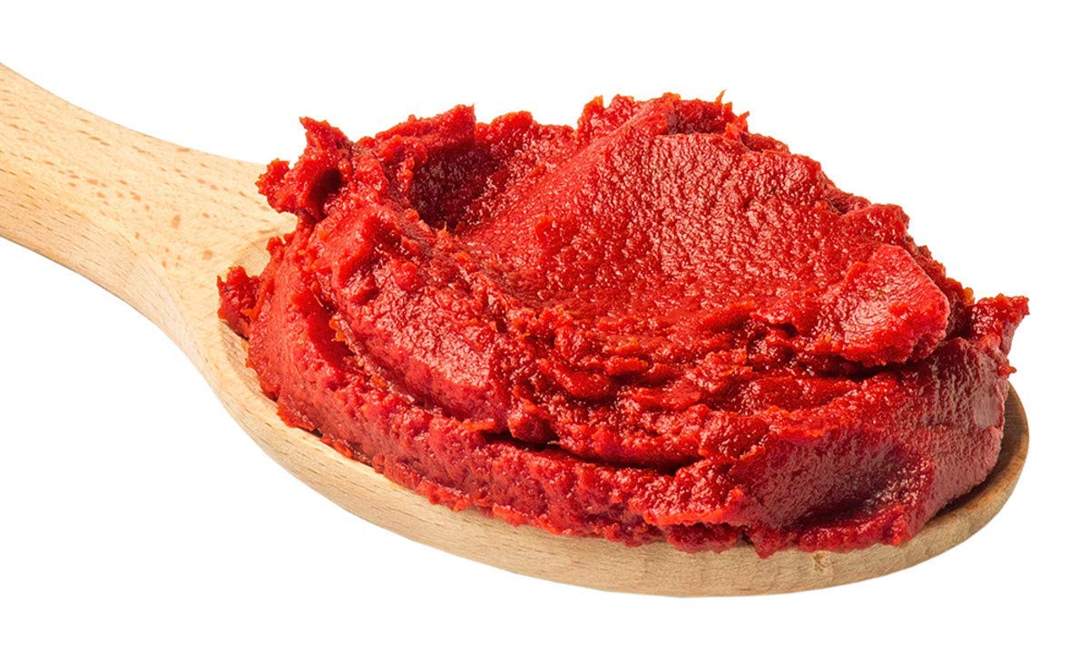 Tomato Paste In Glass Jar