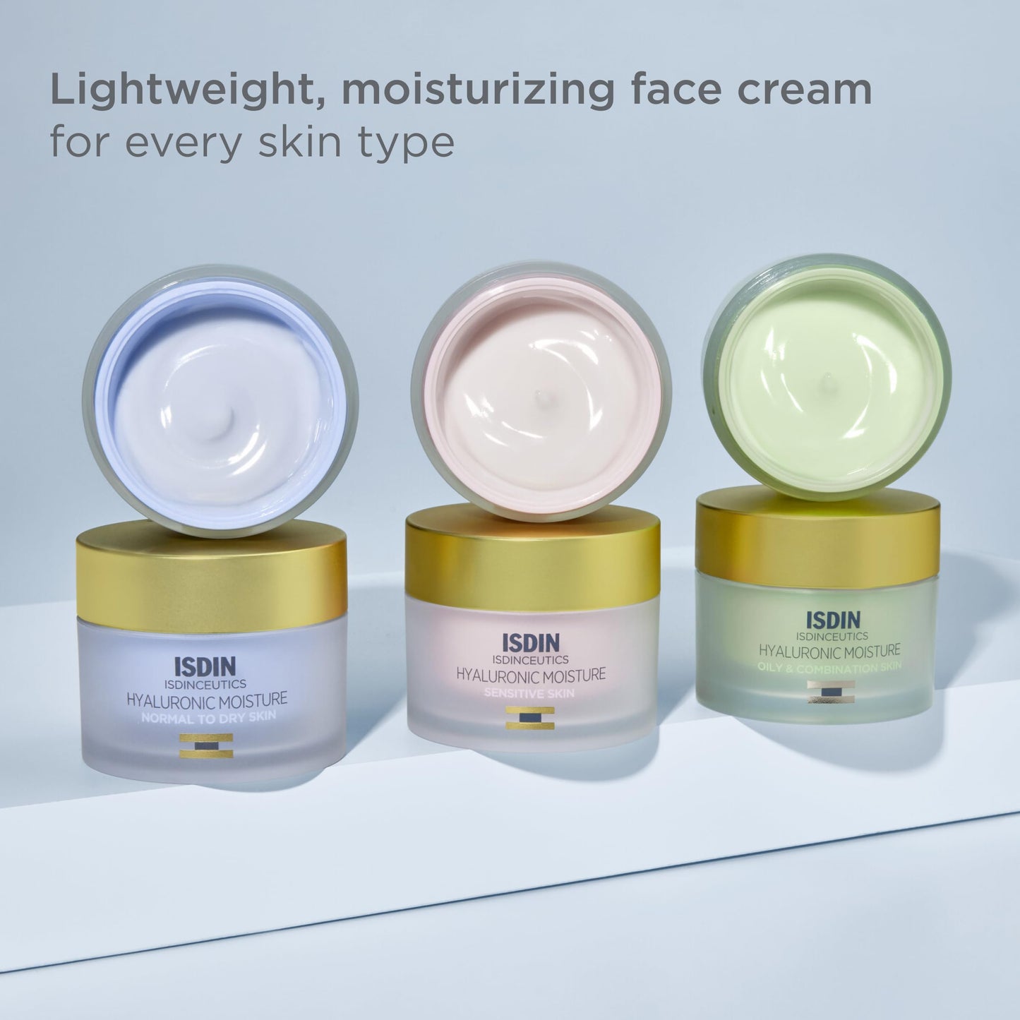 ISDIN Isdinceutics Hyaluronic Moisture Normal to Dry Skin Daily Face Moisturizer with Acid 1.76 Oz