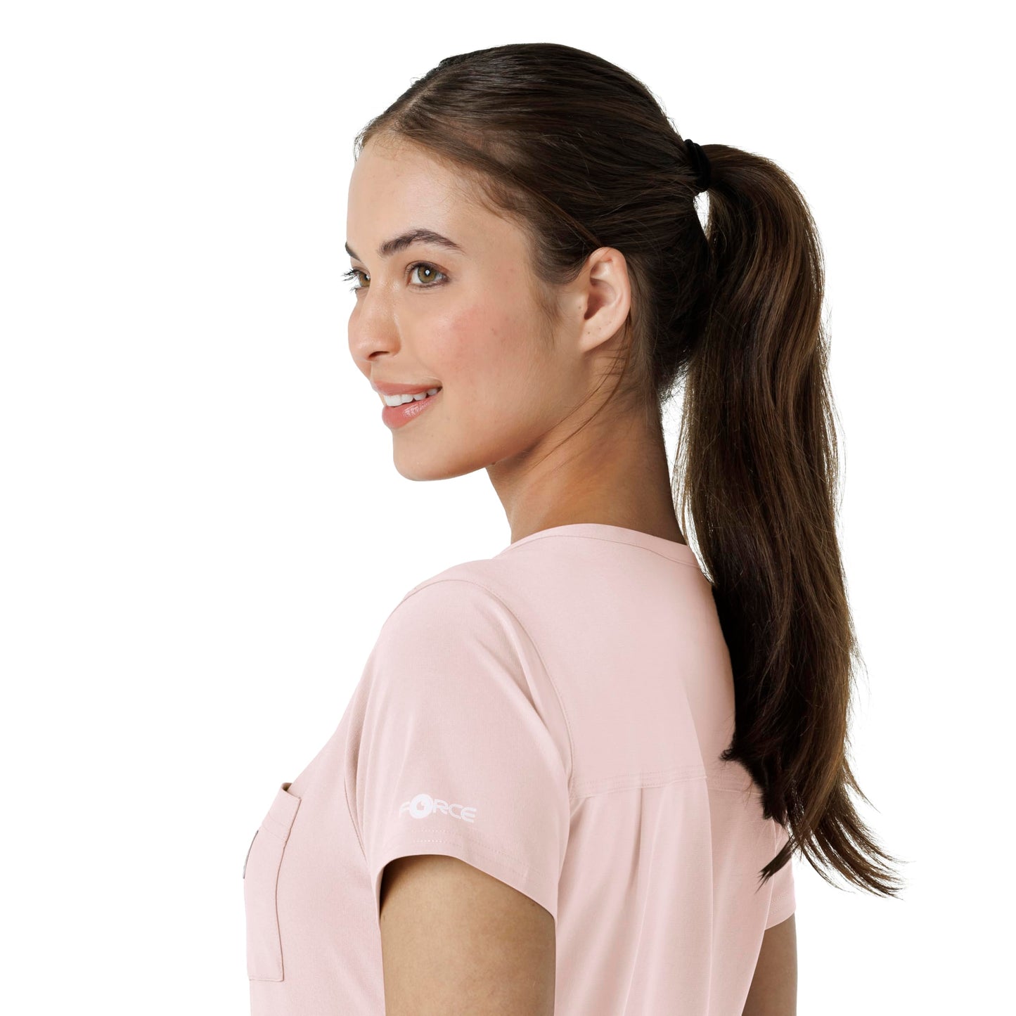 Carhartt Women's Tuck-in Scrub Top - Soft Rose, 2X