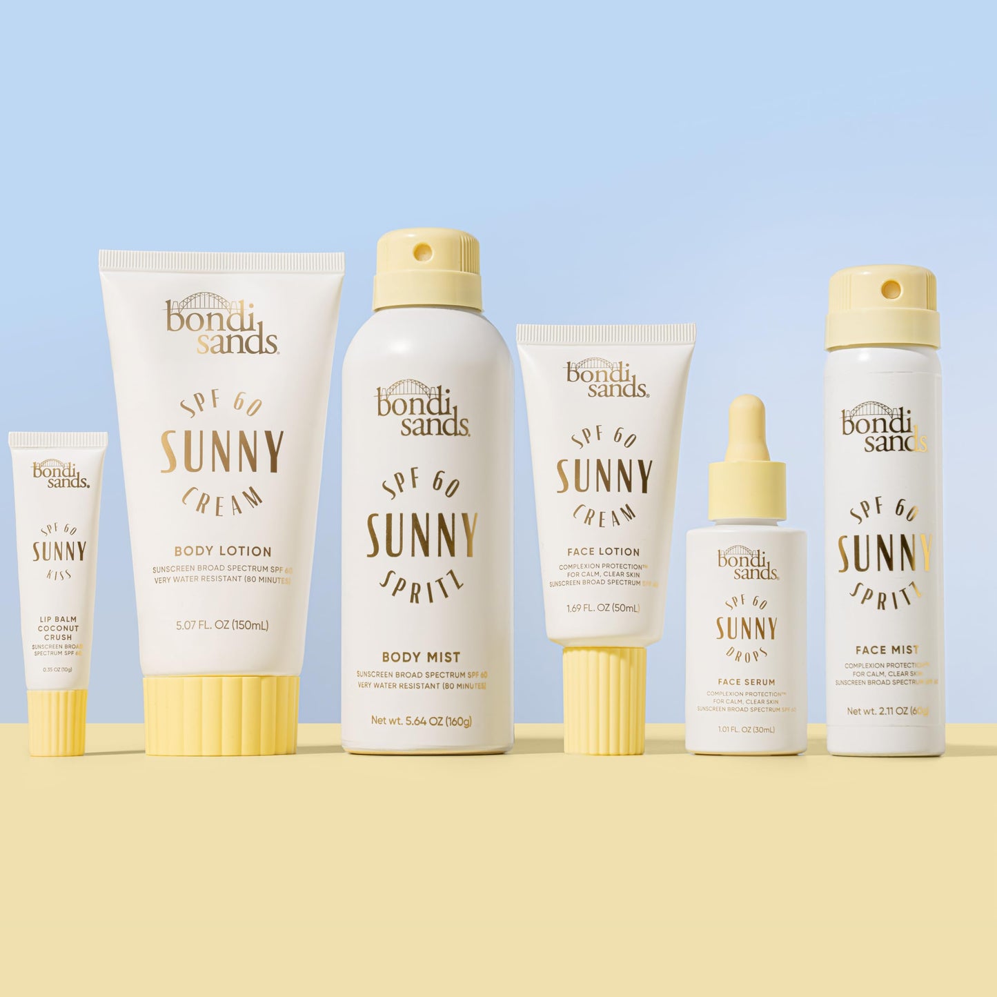 Bondi Sands Sunny Cream SPF 60 Body Lotion, Hydrating + Nourishing Broad Spectrum Sunscreen, Dermatologist-Approved, Water-Resistant, 5.07 Fl Oz