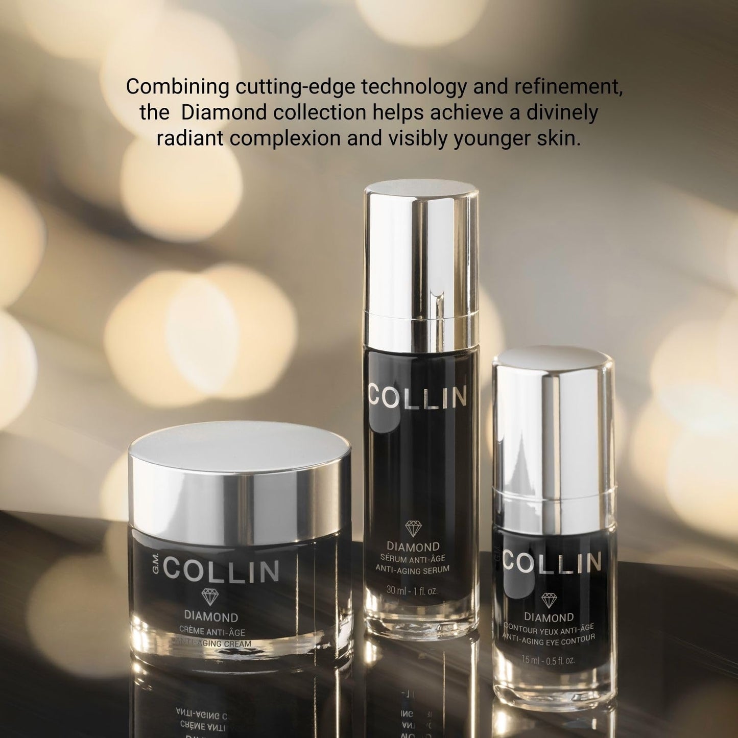 G.M. COLLIN Diamond Serum | Anti Aging Face Serum to Reduce the Appearance of Fine Lines and Wrinkles | Hydrating Skincare with Firming Ingredients